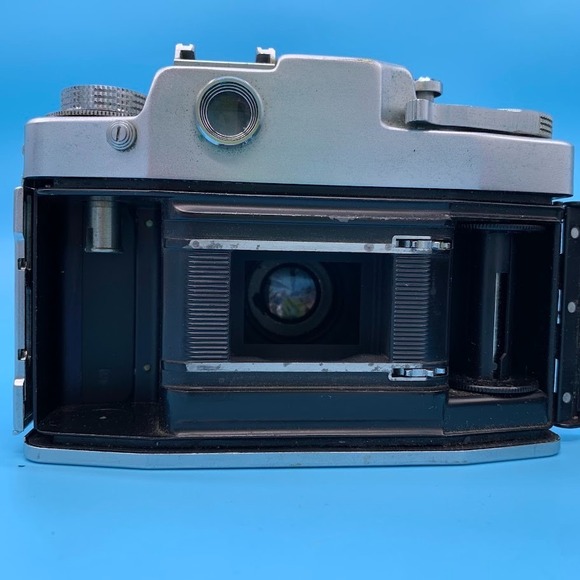 Agfa Ambi Silette 35mm‎ Film Rangefinder Camera w/ Color-Solinar 50mm F2.8 Lens - Picture 7 of 11